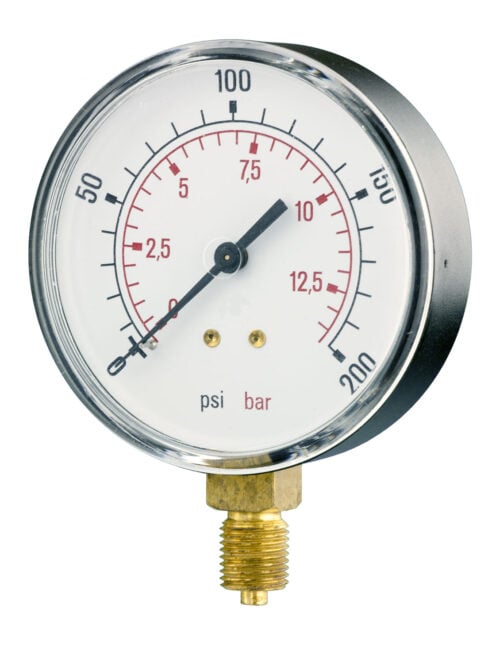 90483421 Front 80mm - General Purpose Pressure Gauge - Dry