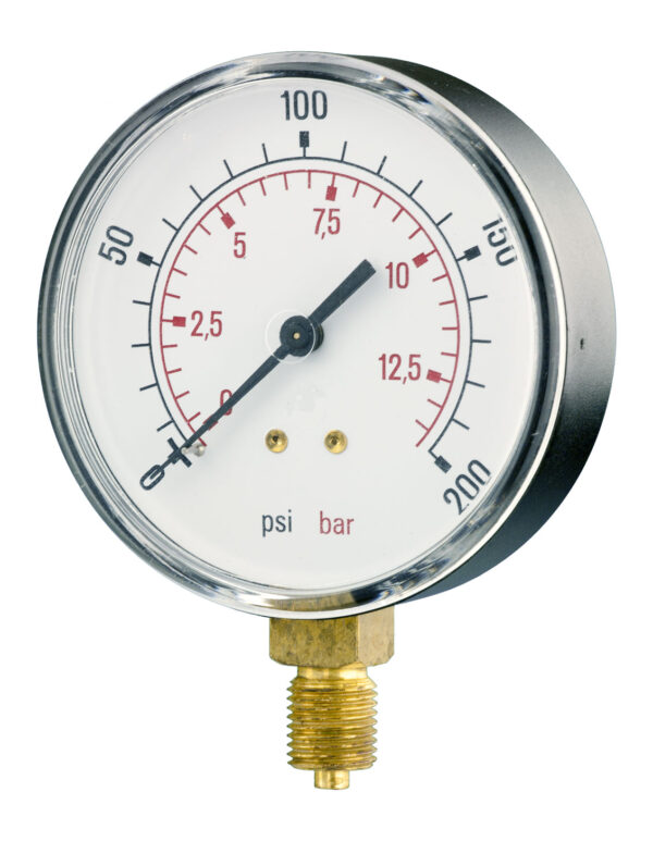 90483421 Front 80mm - General Purpose Pressure Gauge - Dry