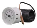 42mm - Round Combined Pressure & Temperature Indicator - Plastic Case