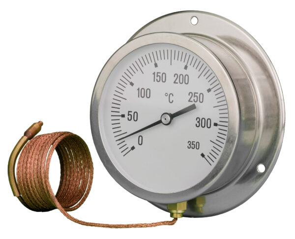 91313512 Front 100mm - Capillary Thermometer - Accuracy ±3%