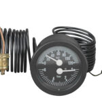 91392122 Front 52mm - Round Combined Pressure & Temperature Indicator - Plastic Case