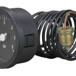 91400226 Front 52mm - Round Combined Pressure & Temperature Indicator - Plastic Case