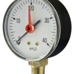 91463212 Front 63mm - Water System Pressure Gauge - Bottom Connection - Accuracy ±2.5%
