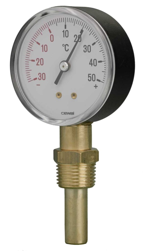 91646051 Front 63mm - Bimetal Stem Thermometer - Accuracy Class 2