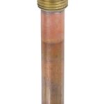 91887120 Brass 1/2" BSPT (tapered) x 100mm ID 15mm Pocket