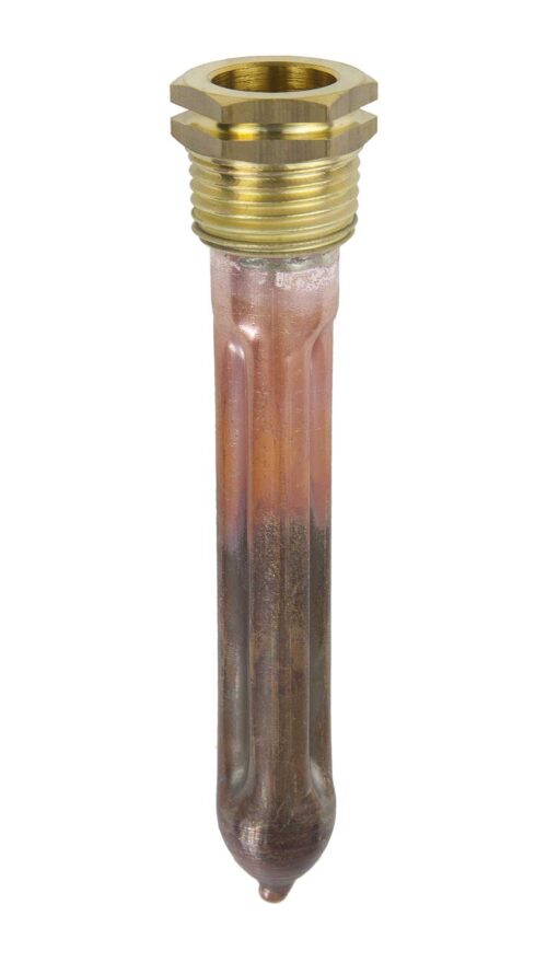 91887125 Brass 1/2" BSPT (tapered) x 100mm with 3 Sensor Profile
