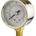 B002a144a Front 40mm - Industrial Pressure Gauge - Dry