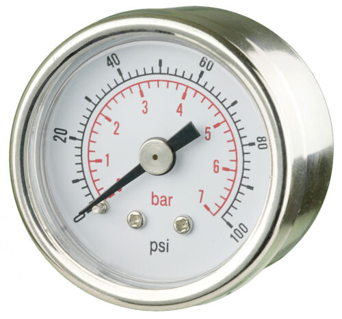 B002e146b Front 40mm - Industrial Pressure Gauge - Dry
