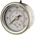 B012e169a Front 40mm - Industrial Pressure Gauge - Dry Fillable