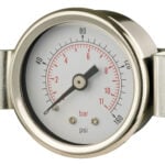 B101f148a Front 50mm - Panel Mounting Pressure Gauge - Dry - Accuracy ±2.5%