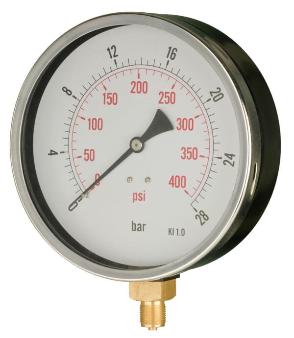 B601a354l Front 160mm — General Purpose Pressure Gauge — Dry