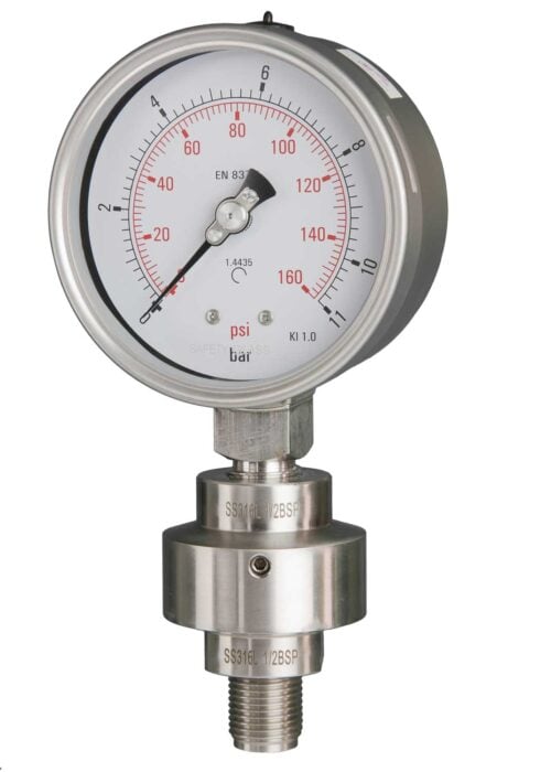 Standard Chemiseal with 100mm Gauge Diaphragm Seal
