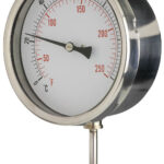 T452a251a Front 100mm - Bottom Stem - All Stainless - Accuracy Class 2