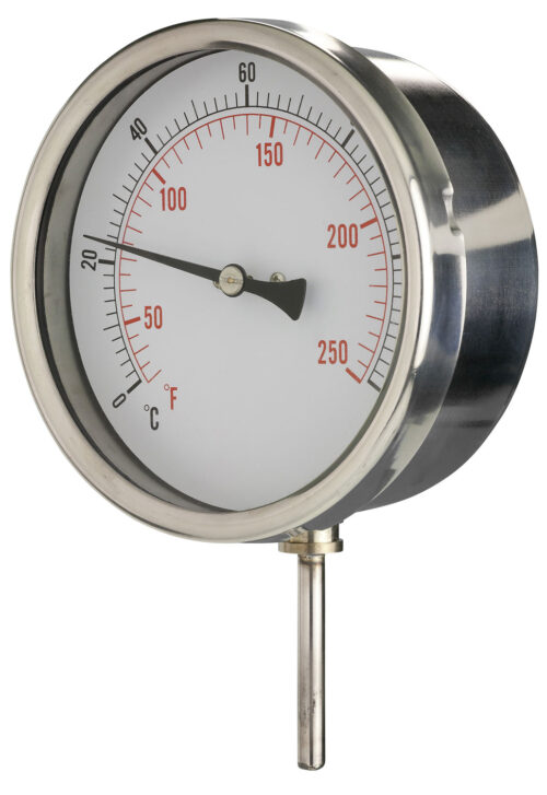100mm - Bottom Stem - All Stainless - Accuracy Class 2